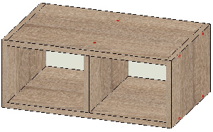 Маруся, полка горизонтальная открытая 500х320х200