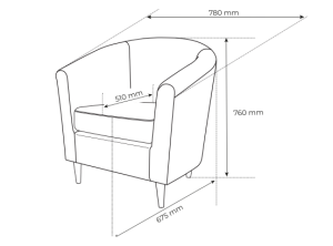 кресло TUNNE схема